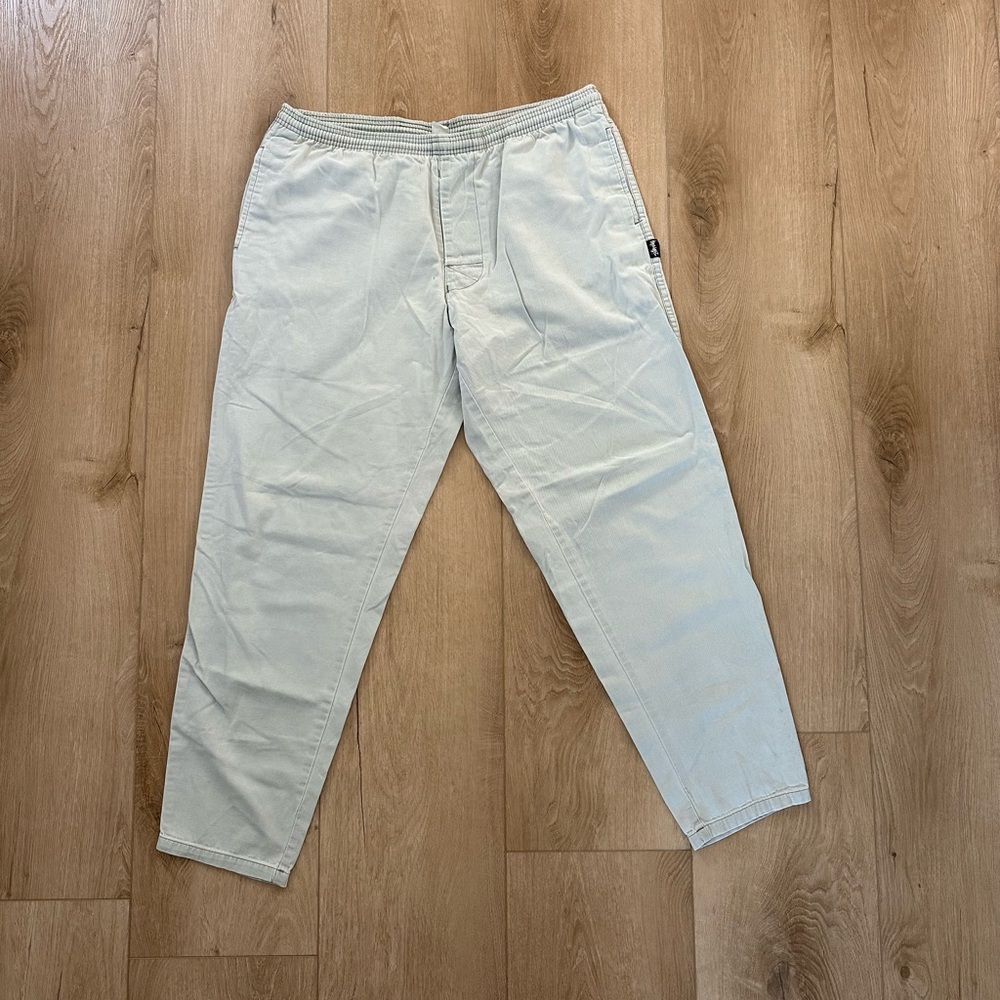 Vintage 80’s Stussy Pants. Light Blue. Size Medium.